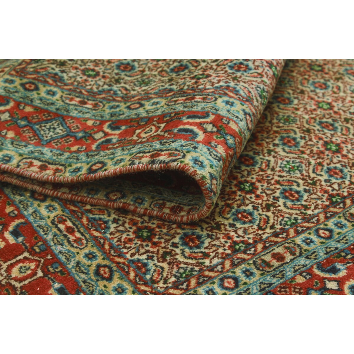 Fine Vintage Distressed Layken Rust/Beige Rug - 3'0" x 4'11"