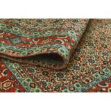Fine Vintage Distressed Layken Rust/Beige Rug - 3'0" x 4'11"