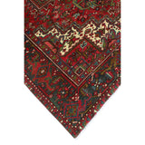 Fine Vintage Heriz Batul Red/Charcoal Rug - 8'0" x 10'8"