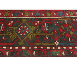 Fine Vintage Heriz Batul Red/Charcoal Rug - 8'0" x 10'8"