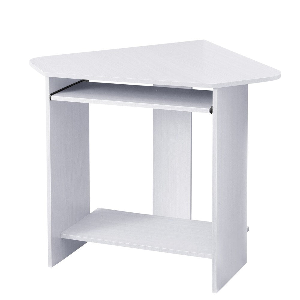 Fineboard Home Office Compact Corner Desk, White