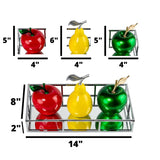 Finesse Decor Decorative Fruit Tray // Multi Color