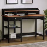 Saint Birch Finley Teak 47-inch Writing Desk with Hutch