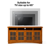 Fiona Modern Storage TV Stand with Adjustable Shelves by HULALA HOME