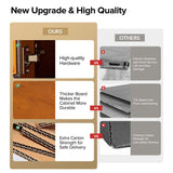 Fiona Modern Storage TV Stand with Adjustable Shelves by HULALA HOME