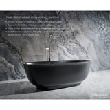 Fiore Freestanding Solid Surface Bathtub