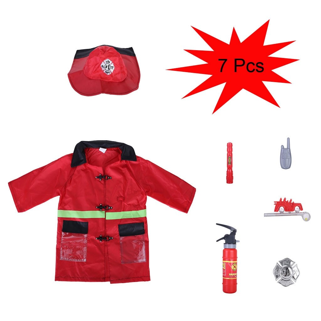 Fire Chief Role-Play Costume Play Set