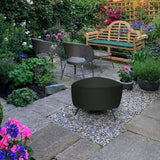 Fire Pit Cover Round, Outdoor Firepit Covers Waterproof, Large Fire Pit Cover with Drawstring and Carry Bag