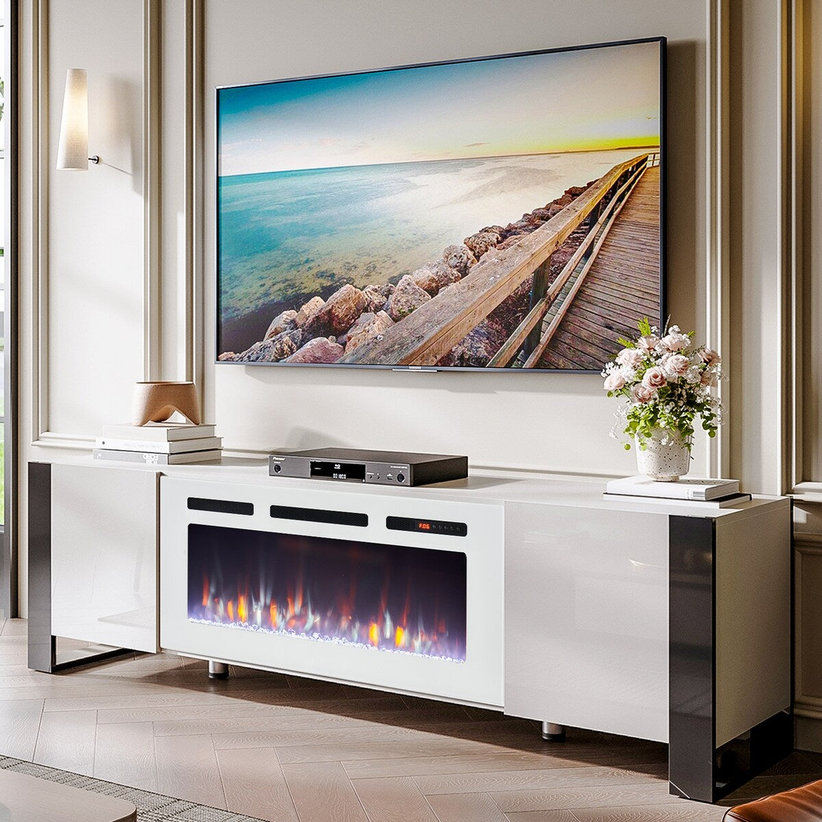 Fireplace TV Stand with 36" Fireplace