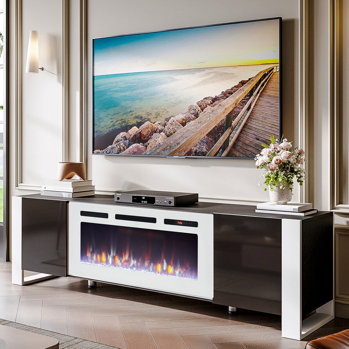Fireplace TV Stand with 36" Fireplace