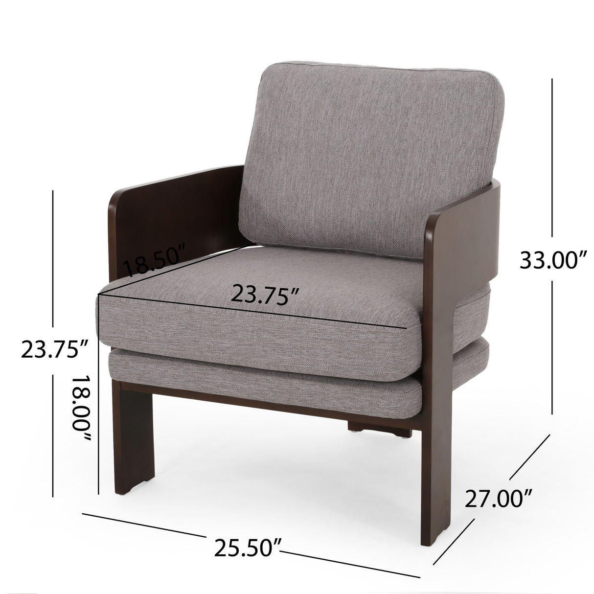 Firethorn Mid-Century Bentwood Accent Chair by Christopher Knight Home