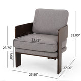 Firethorn Mid-Century Bentwood Accent Chair by Christopher Knight Home