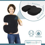 Firm Orthopedic Donut Pillow and Home Office Soft Seat Cushion (Large Orthopedic Cushion)