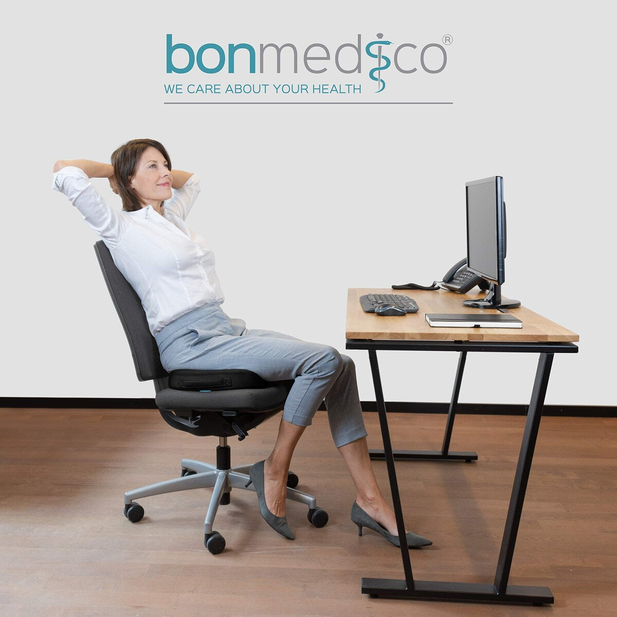 Firm Orthopedic Donut Pillow and Home Office Soft Seat Cushion (Large Orthopedic Cushion)