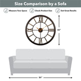 FirsTime & Co. Big Time Modern Roman Numeral Wall Clock