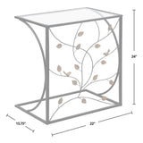 FirsTime & Co. Bronze Lark and Branches Farmhouse End Table, Metal Frame