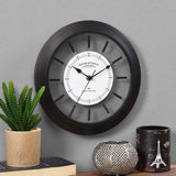 FirsTime & Co. Foundry Bronze Wall Clock, American Crafted, Dark Brown, Plastic, 11 x 1.5 x 11 in