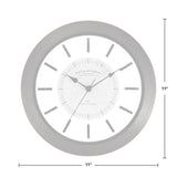 FirsTime & Co. Foundry Bronze Wall Clock, American Crafted, Dark Brown, Plastic, 11 x 1.5 x 11 in