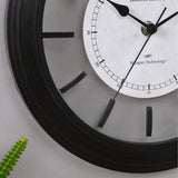 FirsTime & Co. Foundry Bronze Wall Clock, American Crafted, Dark Brown, Plastic, 11 x 1.5 x 11 in