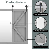 FirsTime & Co. Hayloft Farmhouse Barn Door Mirror