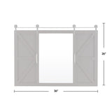 FirsTime & Co. Hayloft Farmhouse Barn Door Mirror