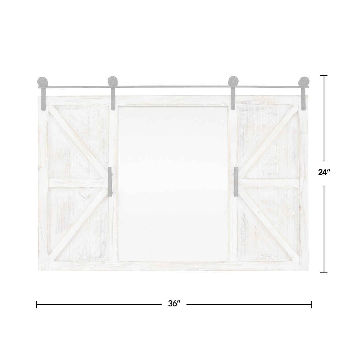 FirsTime & Co. Hayloft Farmhouse Barn Door Mirror