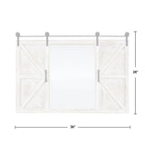 FirsTime & Co. Hayloft Farmhouse Barn Door Mirror