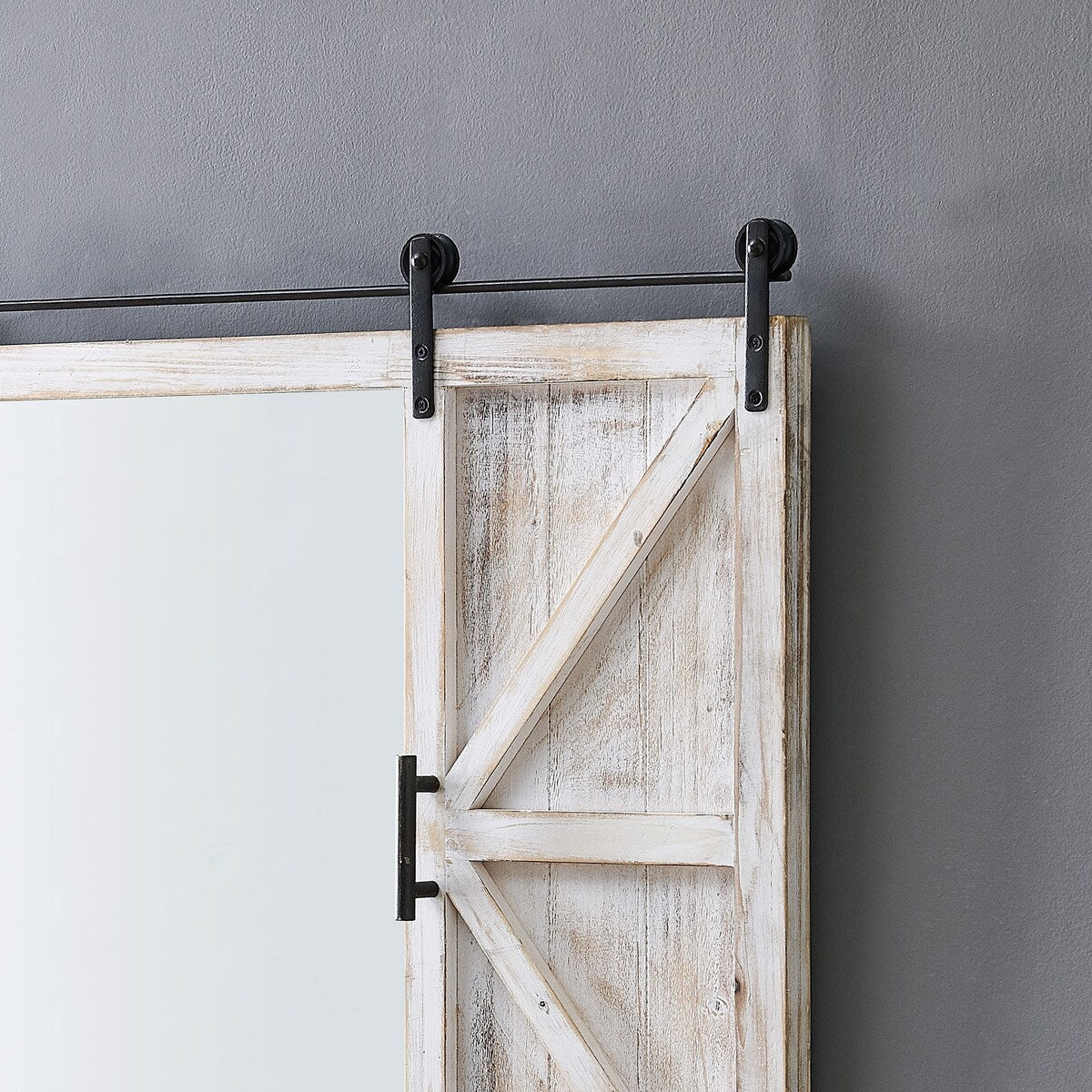 FirsTime & Co. Hayloft Farmhouse Barn Door Mirror