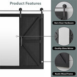 FirsTime & Co. Hayloft Farmhouse Barn Door Mirror
