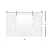 FirsTime & Co. Hayloft Farmhouse Barn Door Mirror