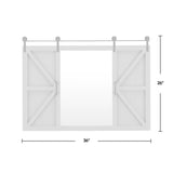 FirsTime & Co. Hayloft Farmhouse Barn Door Mirror