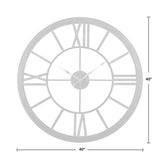FirsTime & Co. Big Time Modern Roman Numeral Wall Clock