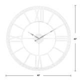 FirsTime & Co. Big Time Modern Roman Numeral Wall Clock