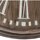 FirsTime & Co. Carver Farmhouse Wall Clock, American Crafted, Brown, Metal, 31 x 3 x 31 in