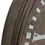 FirsTime & Co. Carver Farmhouse Wall Clock, American Crafted, Brown, Metal, 31 x 3 x 31 in