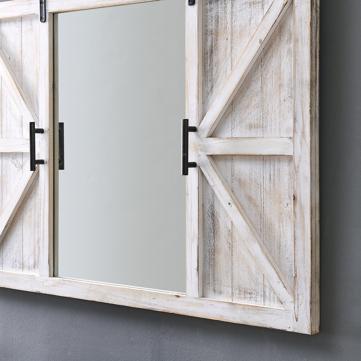 FirsTime & Co. Hayloft Farmhouse Barn Door Mirror