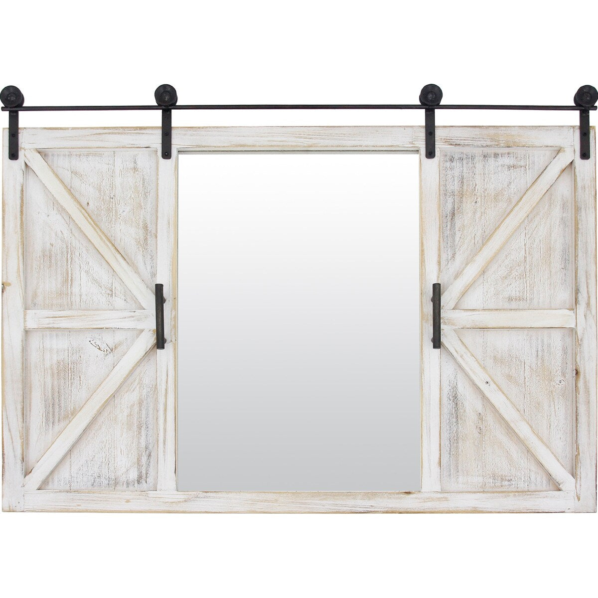 FirsTime & Co. Hayloft Farmhouse Barn Door Mirror