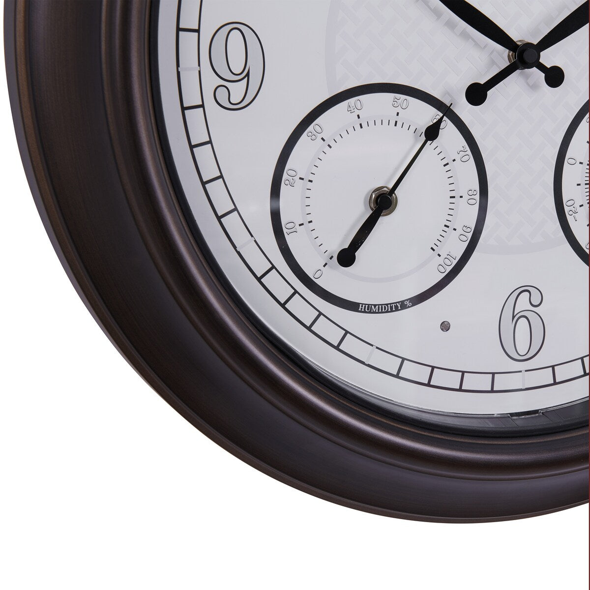FirsTime & Co. Luminous LED Outdoor Clock, American Crafted, Oil Rubbed Bronze, Plastic, 18 x 2 x 18 in