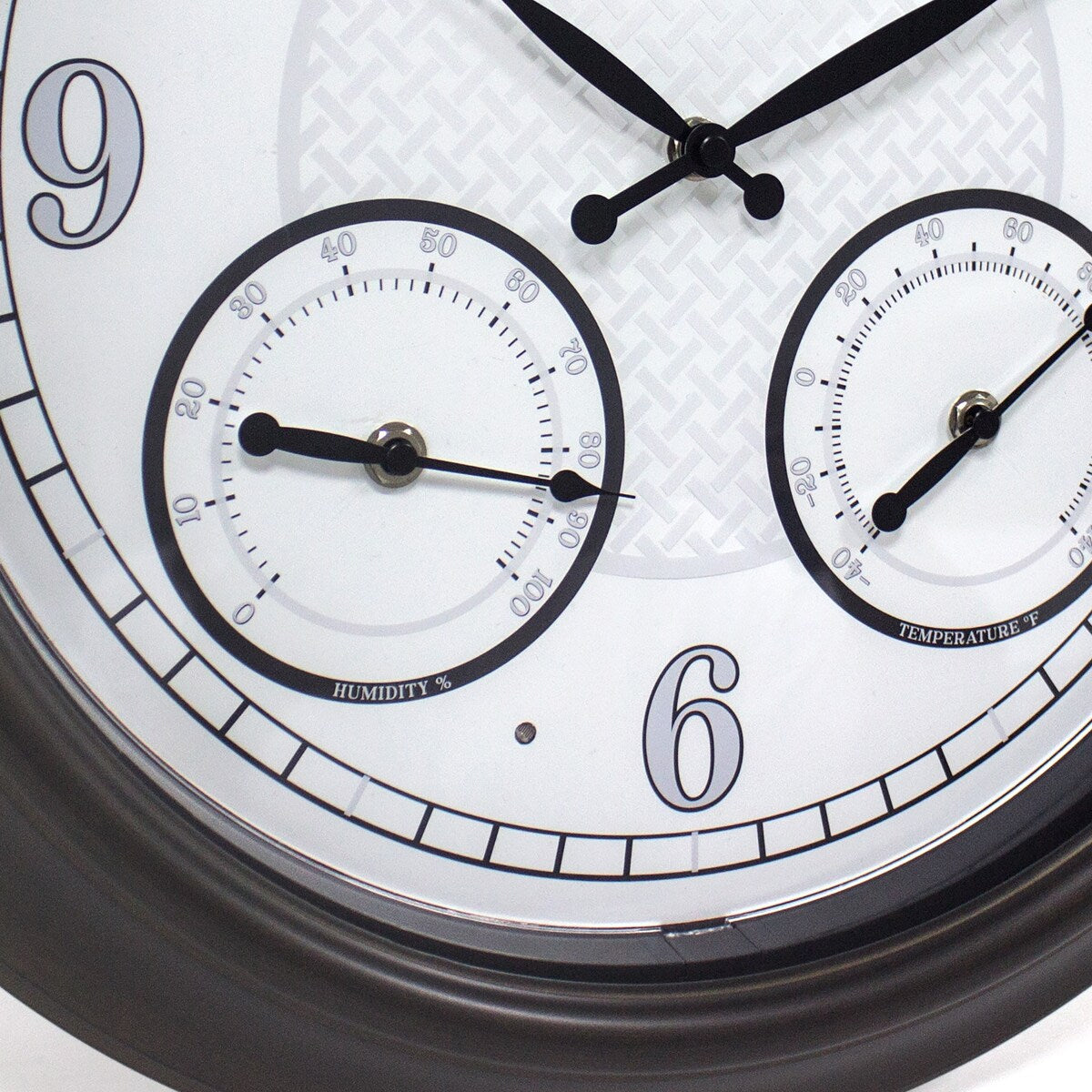 FirsTime & Co. Luminous LED Outdoor Clock, American Crafted, Oil Rubbed Bronze, Plastic, 18 x 2 x 18 in