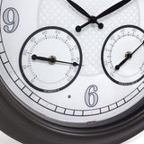 FirsTime & Co. Luminous LED Outdoor Clock, American Crafted, Oil Rubbed Bronze, Plastic, 18 x 2 x 18 in