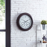 FirsTime & Co. Luminous LED Outdoor Clock, American Crafted, Oil Rubbed Bronze, Plastic, 18 x 2 x 18 in