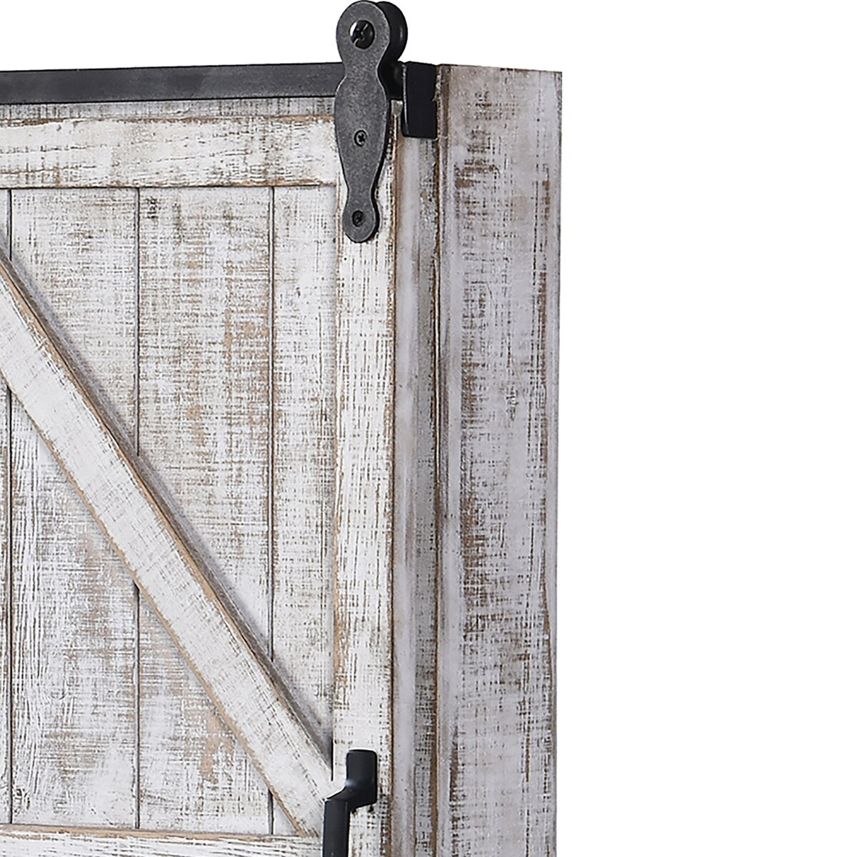 FirsTime & Co. Winona Farmhouse Barn Door Cabinet Mirror, Mirror, 21 x 5.5 x 28 in, American Designed