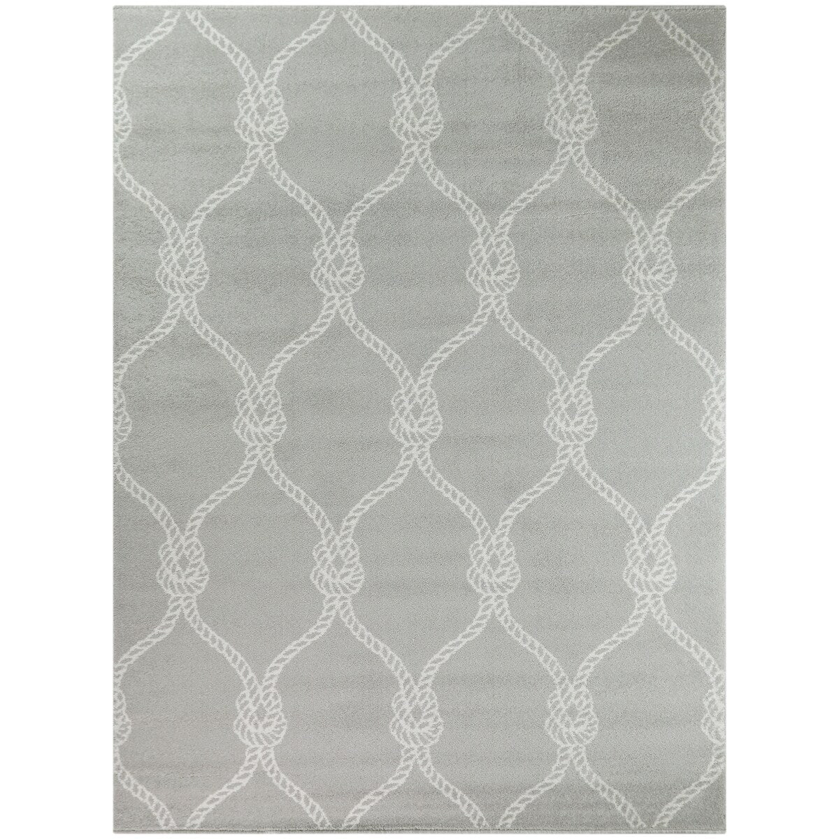 Fischer Nautical Trellis Coastal Area Rug