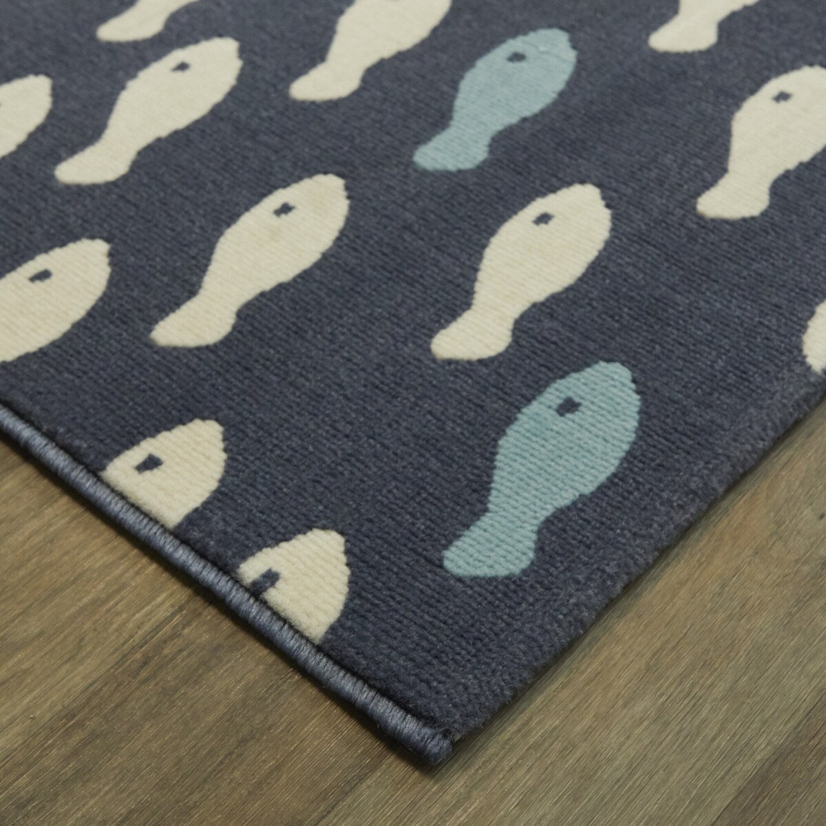 Fish School Coastal Area Rug
