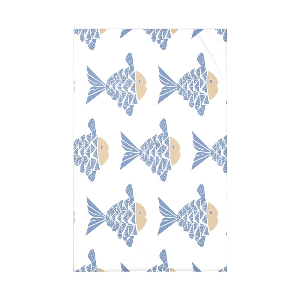 Fish Tales Animal Print 60 x 80-inch Throw Blanket