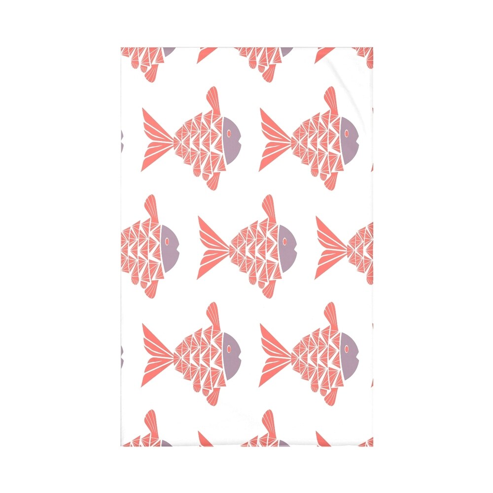 Fish Tales Animal Print 60 x 80-inch Throw Blanket