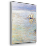 Fishing Boats at Pourville, 1882 - Multi Piece Framed Canvas