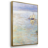 Fishing Boats at Pourville, 1882 - Multi Piece Framed Canvas