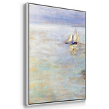 Fishing Boats at Pourville, 1882 - Multi Piece Framed Canvas