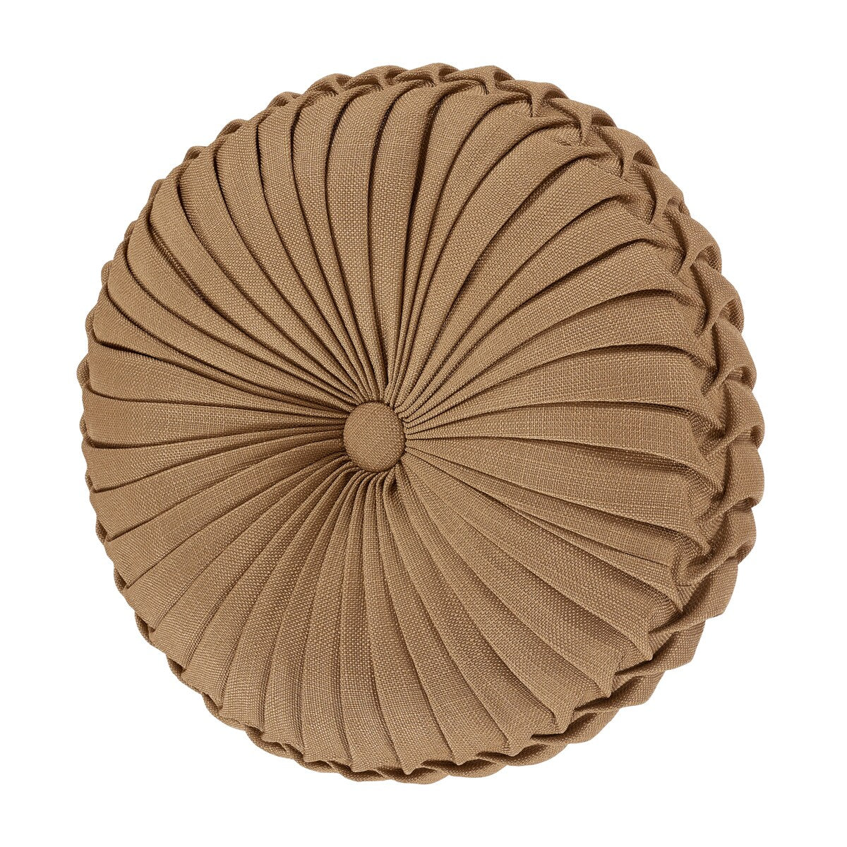 J. Queen New York Camellia Tufted Round Decorative Throw Pillow